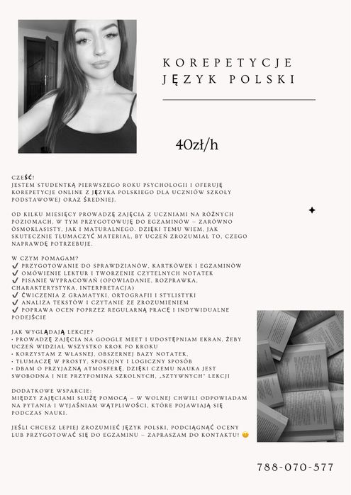 korepetycje z języka polskiego