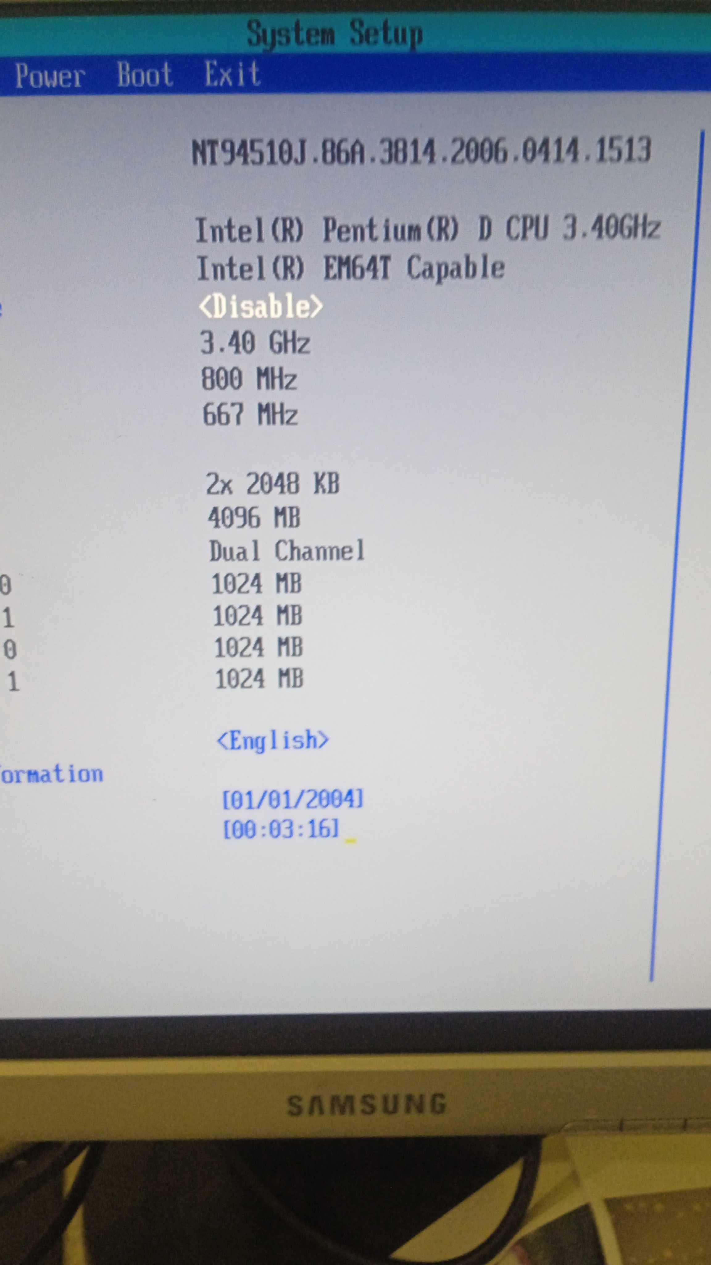 Материнская плата Intel D945GTP  Socket 775 (4gb ОЗУ) 2 ядра (3,4 Ghz)