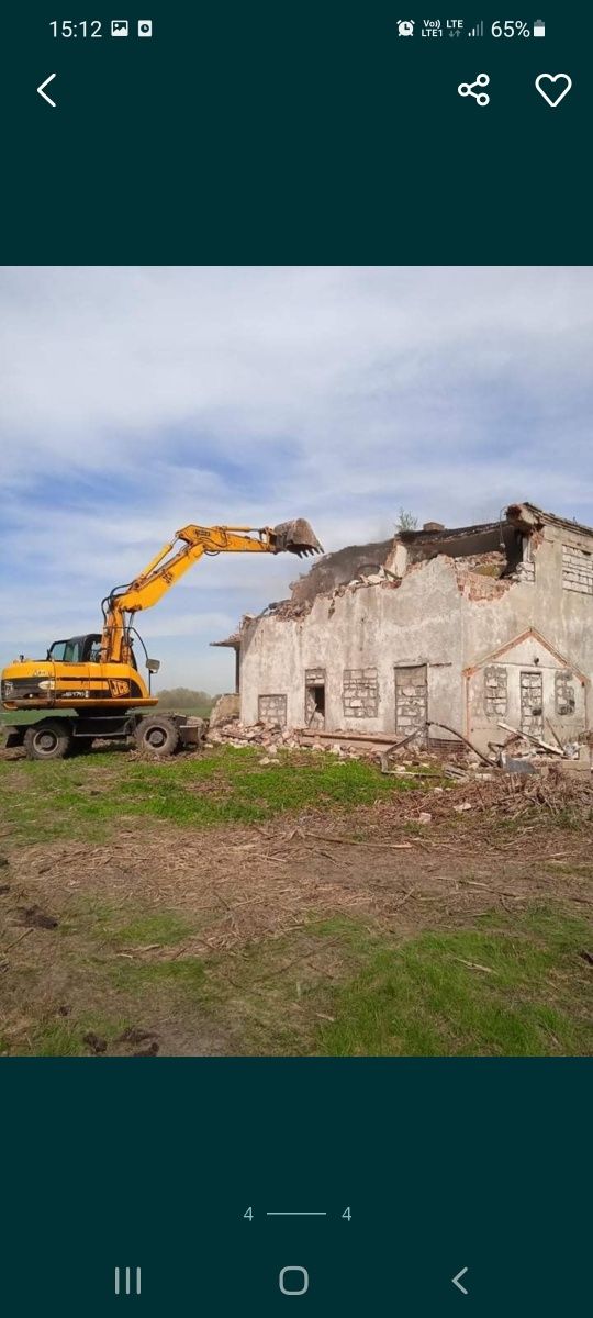 Rozbiórki całe woj. Wielkopolskie rozbiórka wyburzenia wyburzenie