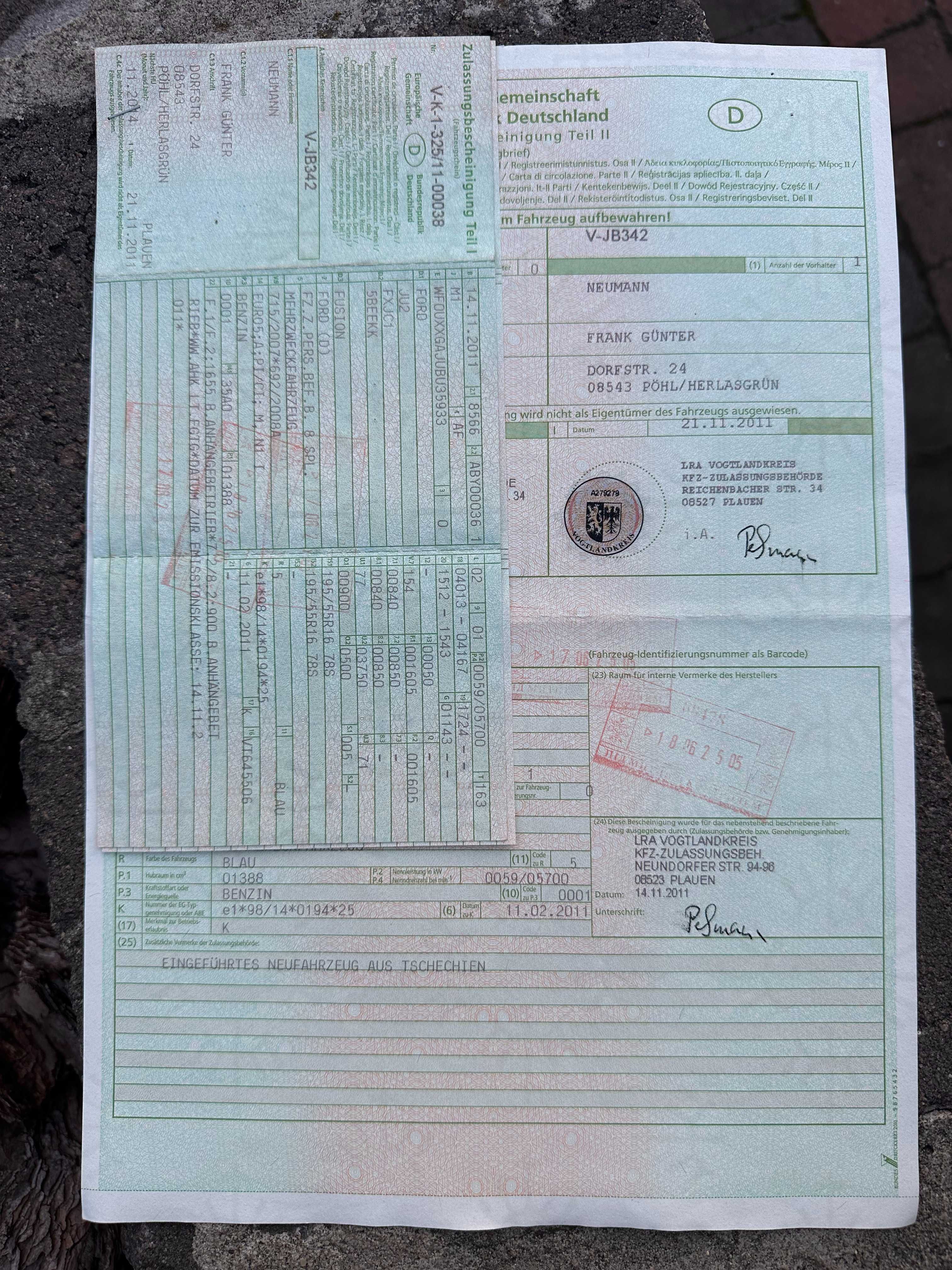 Ford Fusion 1.4 бензин 2011