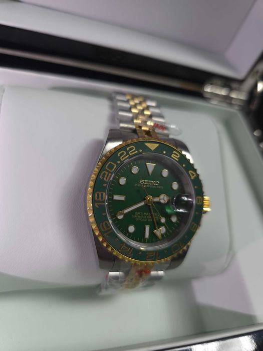Zegarek Seiko GMODT S/G RootGreen, nowy, stal 904l