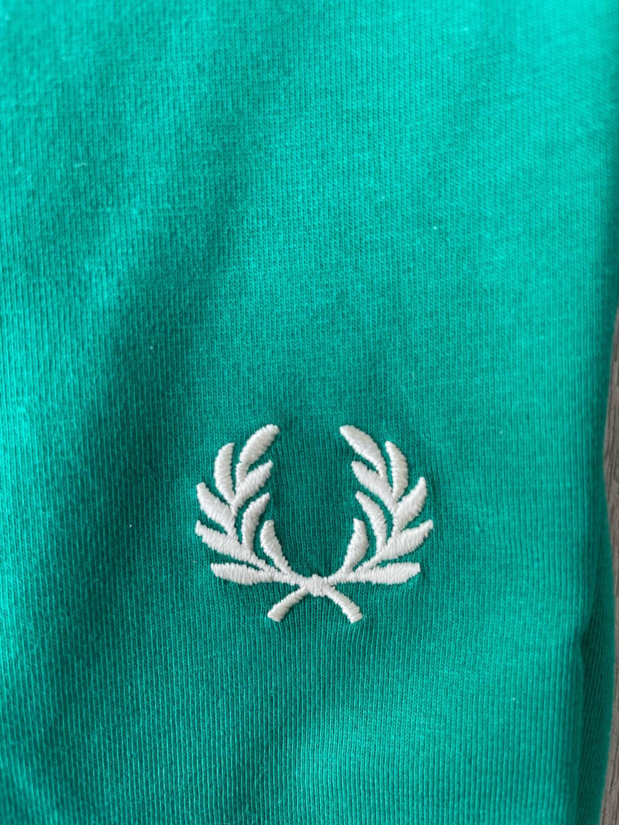Fred Perry Twin Tipped T-Shirt Verde e Branca