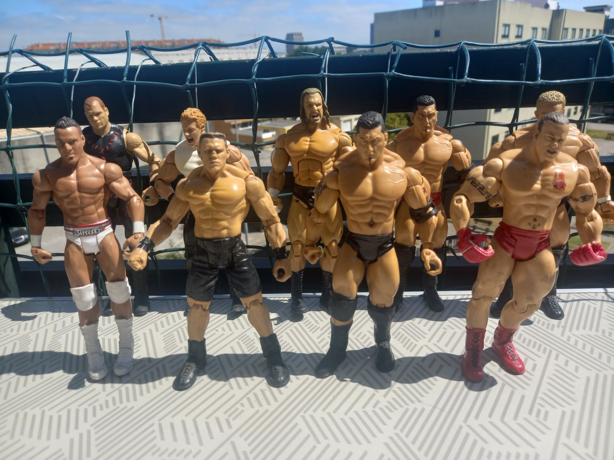 Conjunto 9 figuras WWE