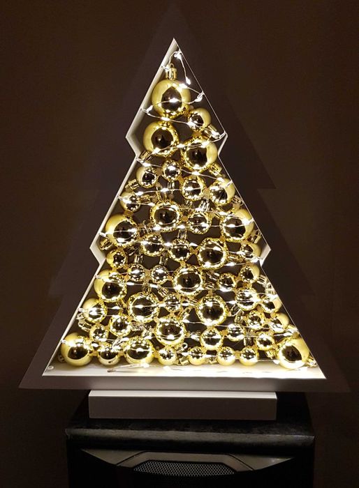 Новорічна ялинка ручної роботи.