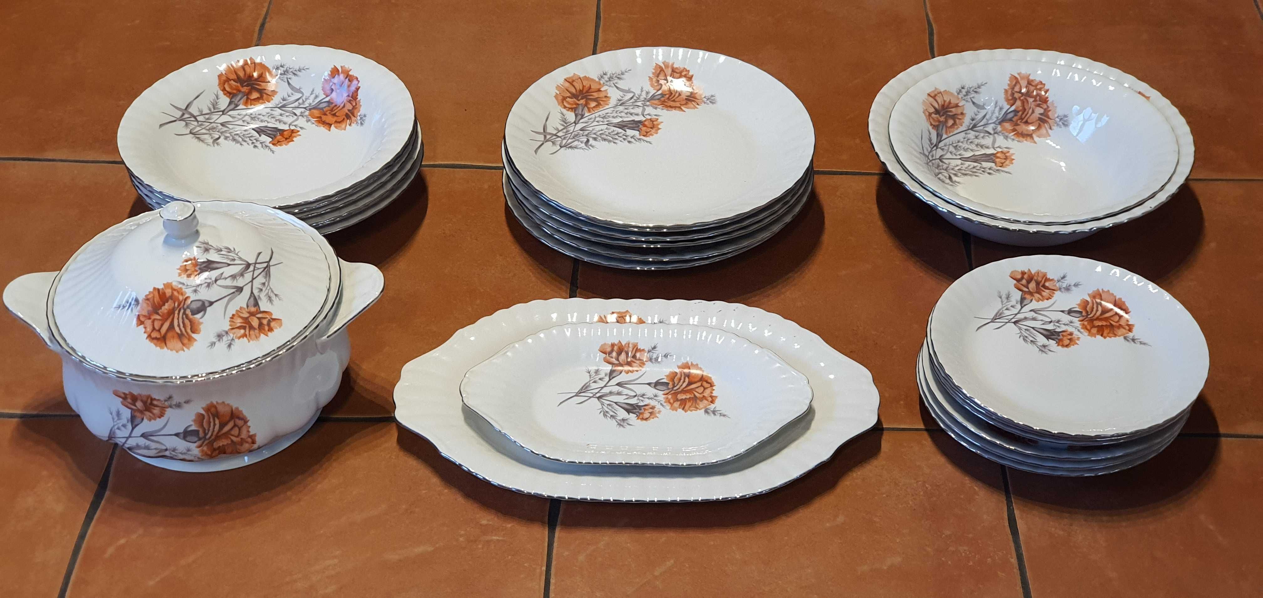 Porcelana Chodzież serwis zestaw 1975 rok komplet!