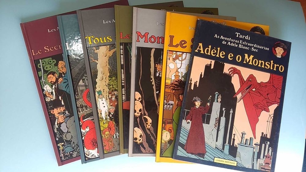 ADELE BLANC-SEC - Volumes # 1-7 em PT e FR, capa dura