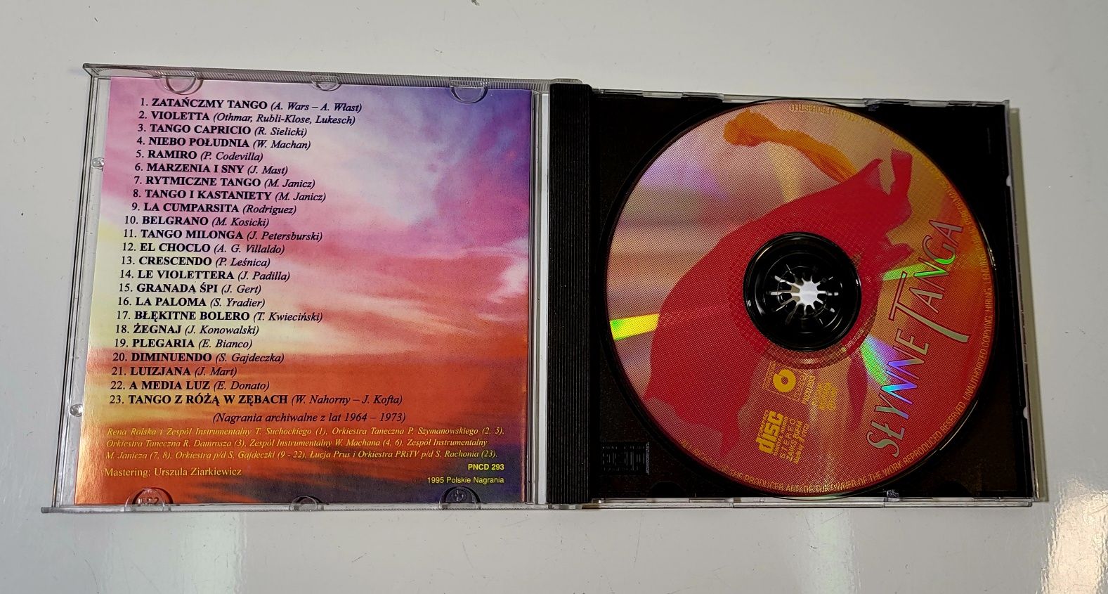 Słynne Tanga 1995 płyta cd