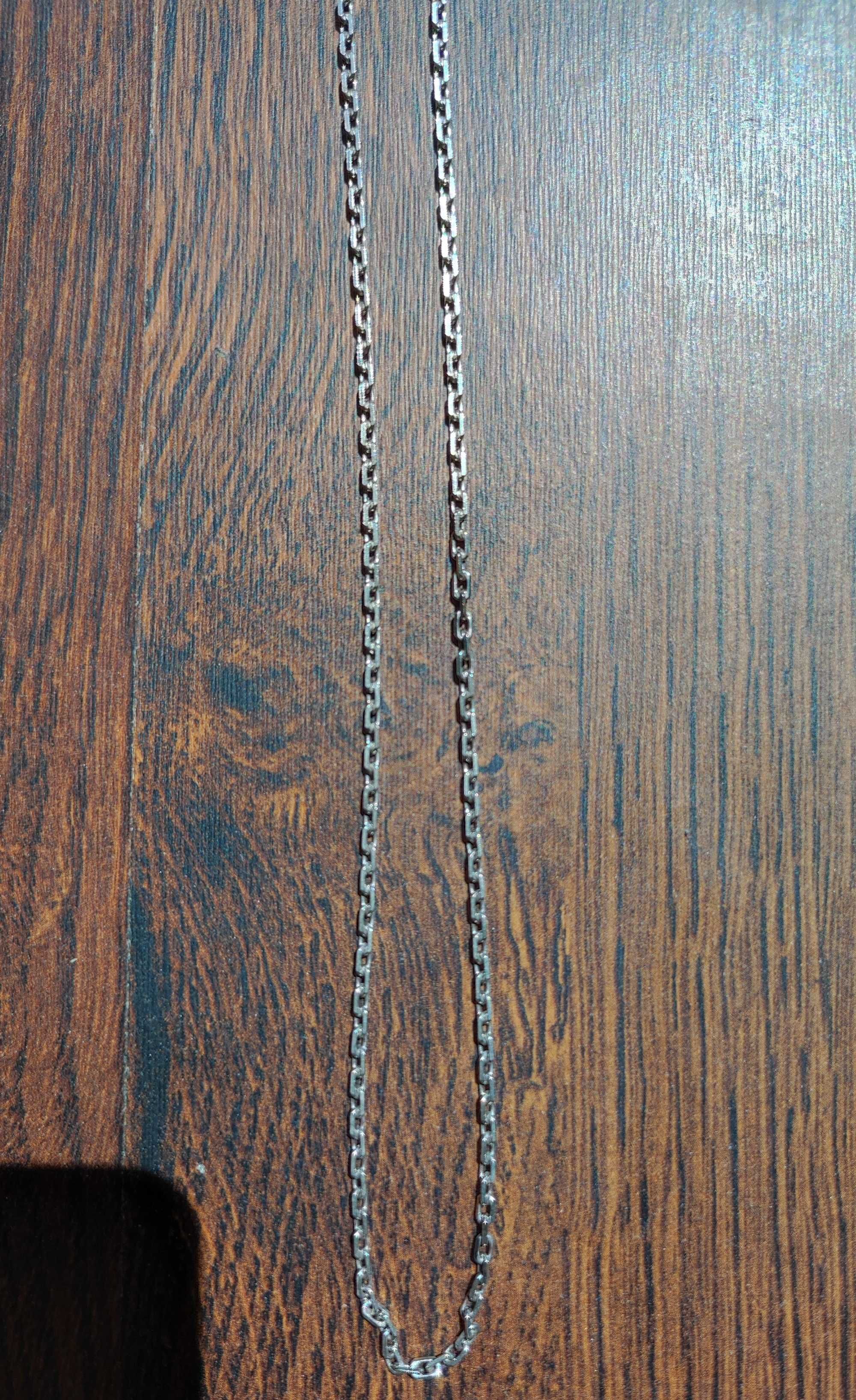 Цепочка серебряная. Ланцюжок срібний. 925 проба. Вес 5.5. Длина 45 см.