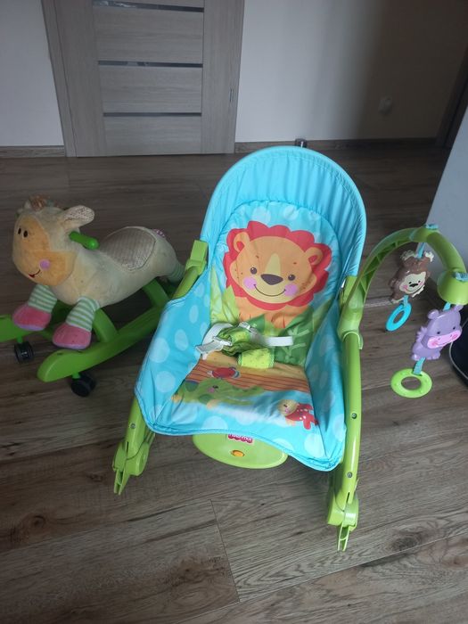 Fotelik bujaczek konik na biegunach jeździk