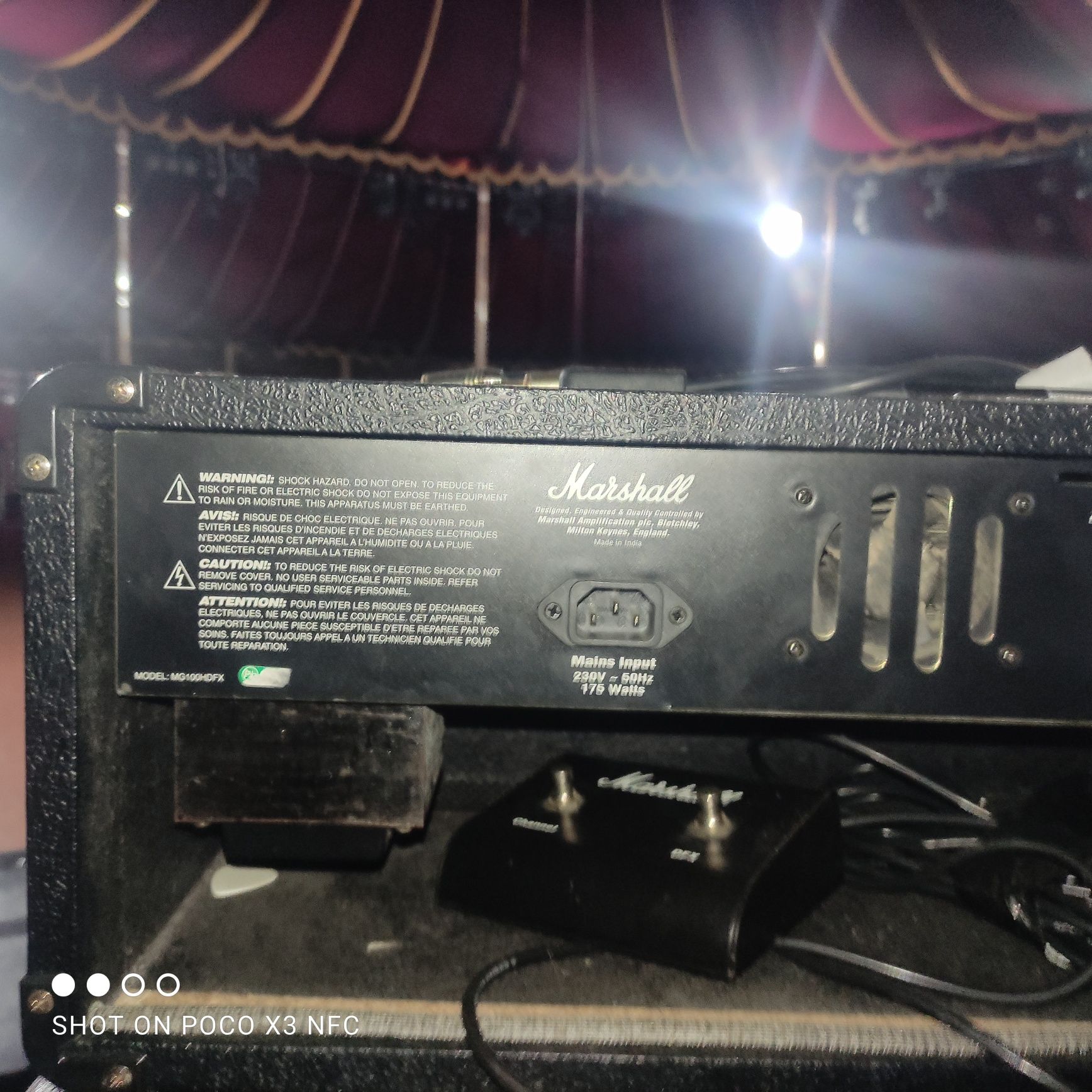Гитарний комбо підсилювач Marshall mg412b и mg100