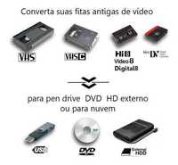 Conversão VHS para pen