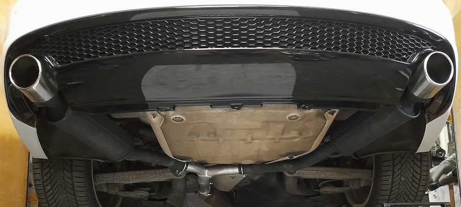 tłumik wydech przelot rura AUDI A5 8t A4 B8 S4 S5 RS4