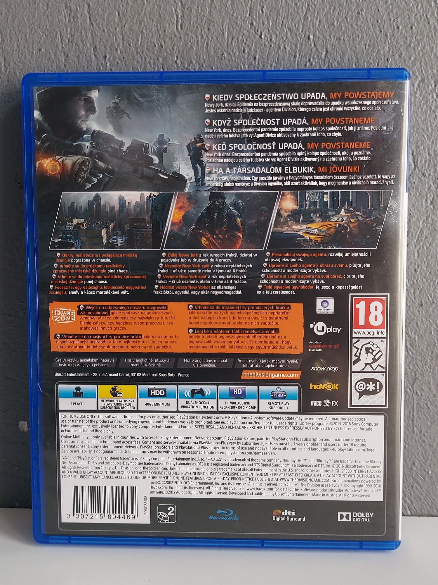 Gra Tom Clancy's THE DIVISION PlayStation 4