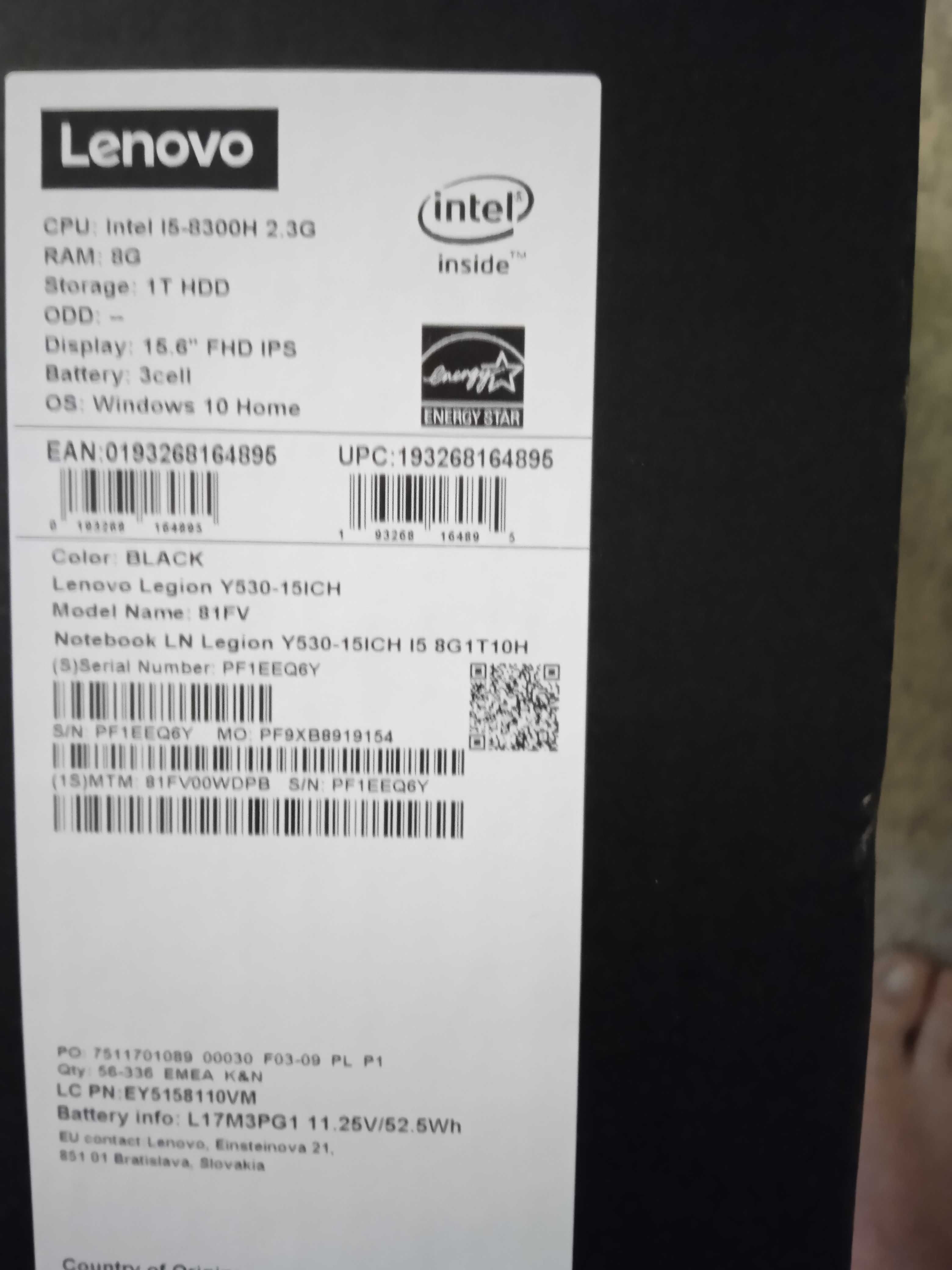 Laptop Lenovo LEGION y530 na PS5