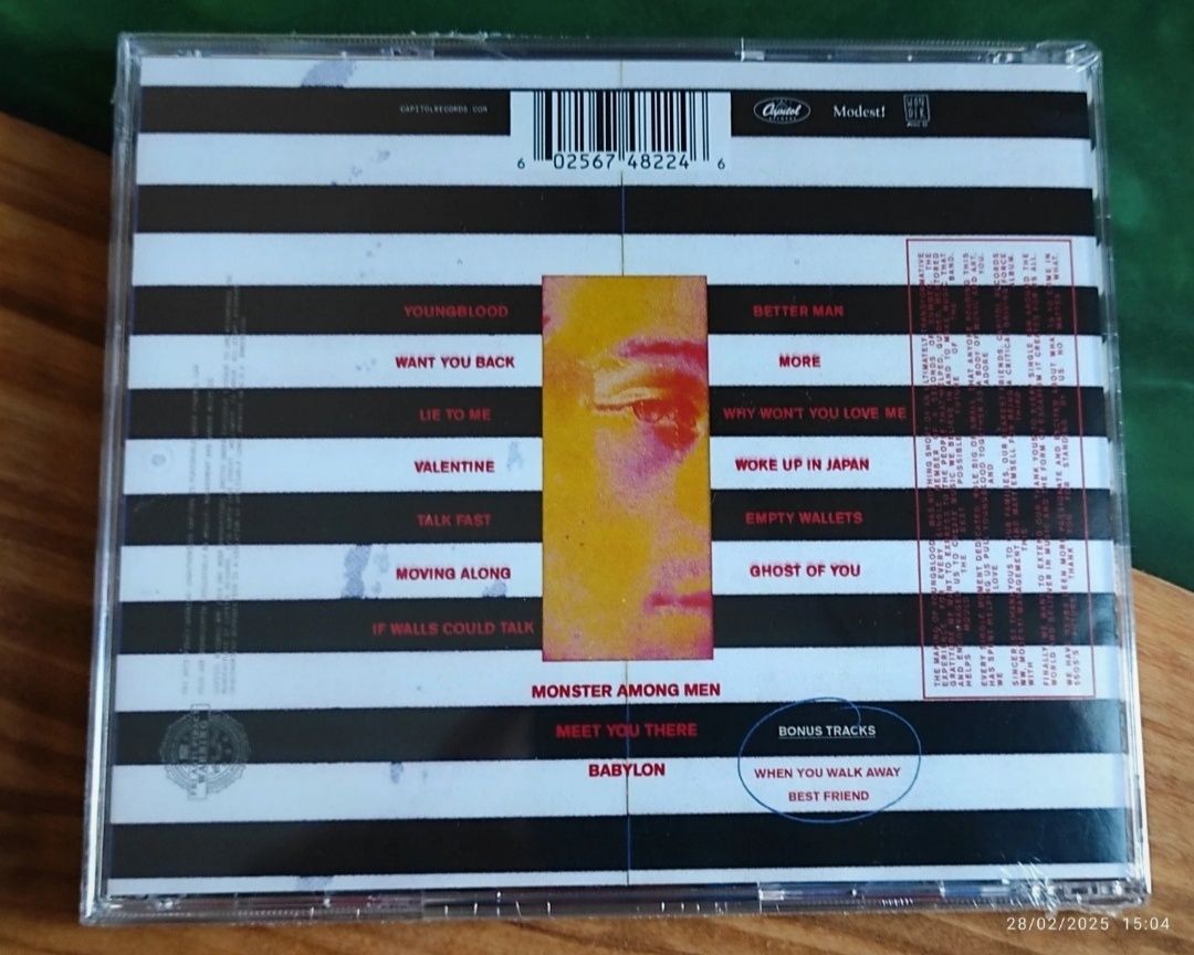 5 Seconds Of Summer - Youngblood CD Callum cover