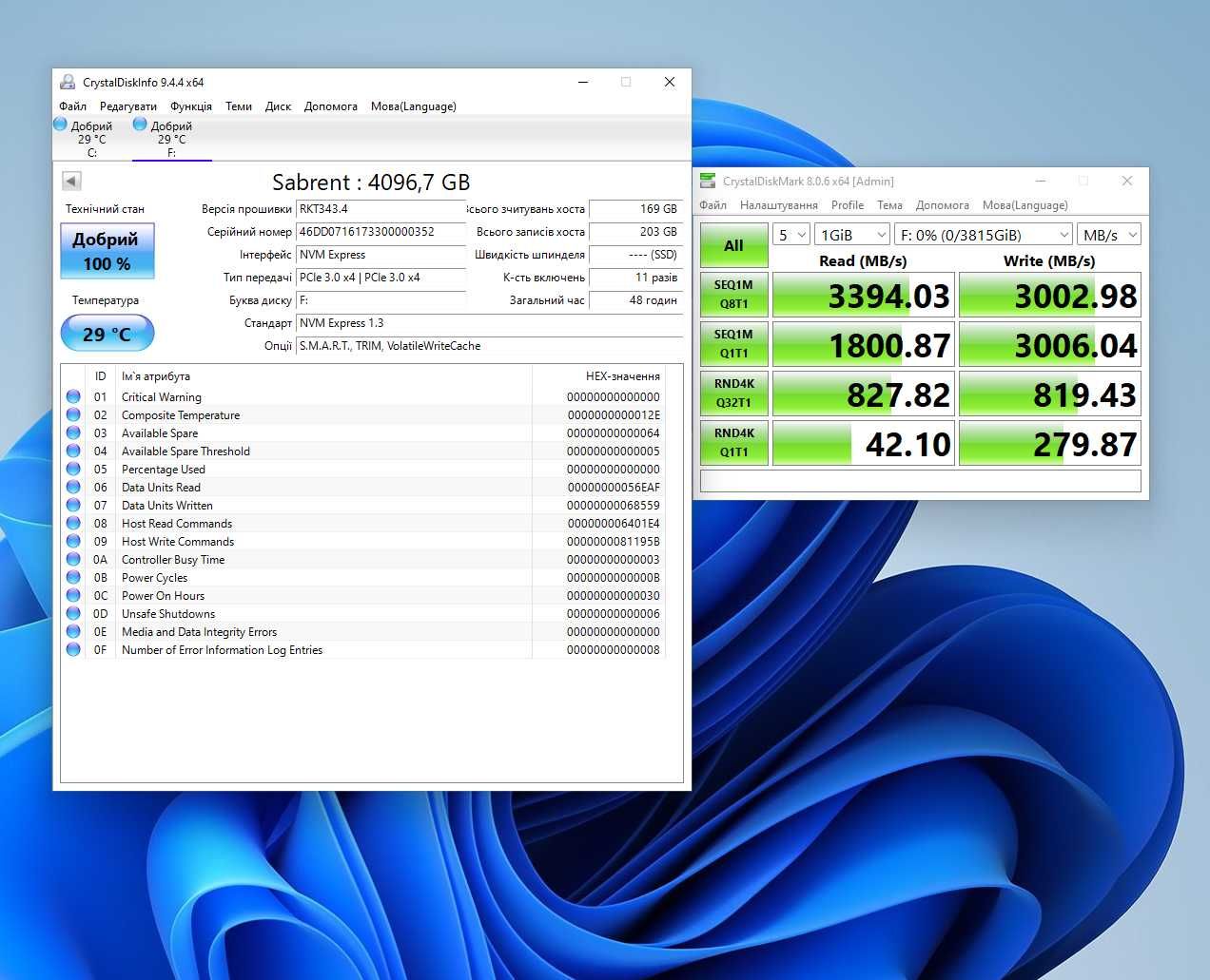НОВІ* SSD 4TB — Sabrent Rocket NVMe M.2 PCIe 3.0 ЯК SAMSUNG