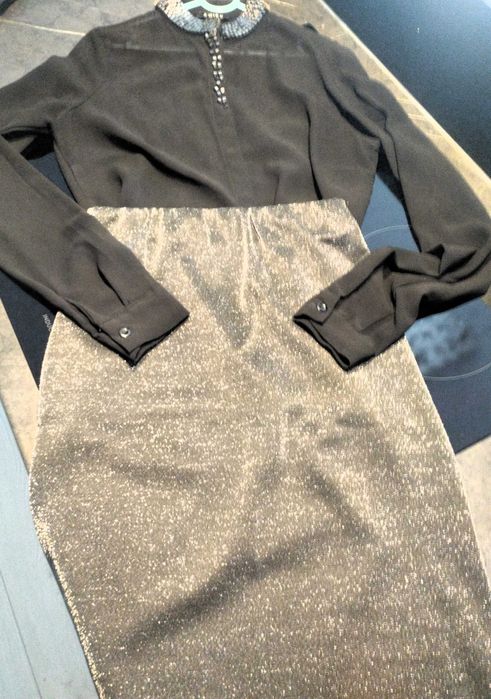 Połyskujący komlet