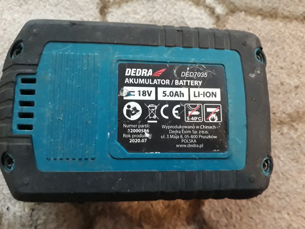 Dedra 5.0Ah akumulator z 2021