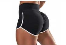 Krótkie spodenki szorty push up fitness czarne