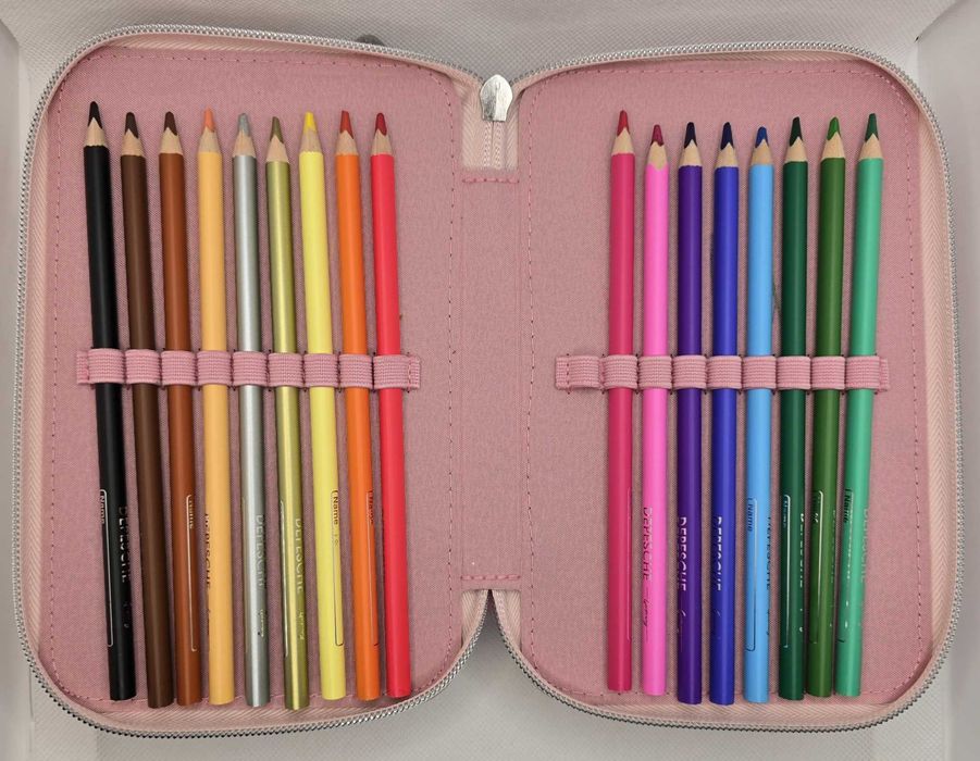 Depesche Top Model Wild 3-Komorowy Piórnik Z Akcesoriami Kotek