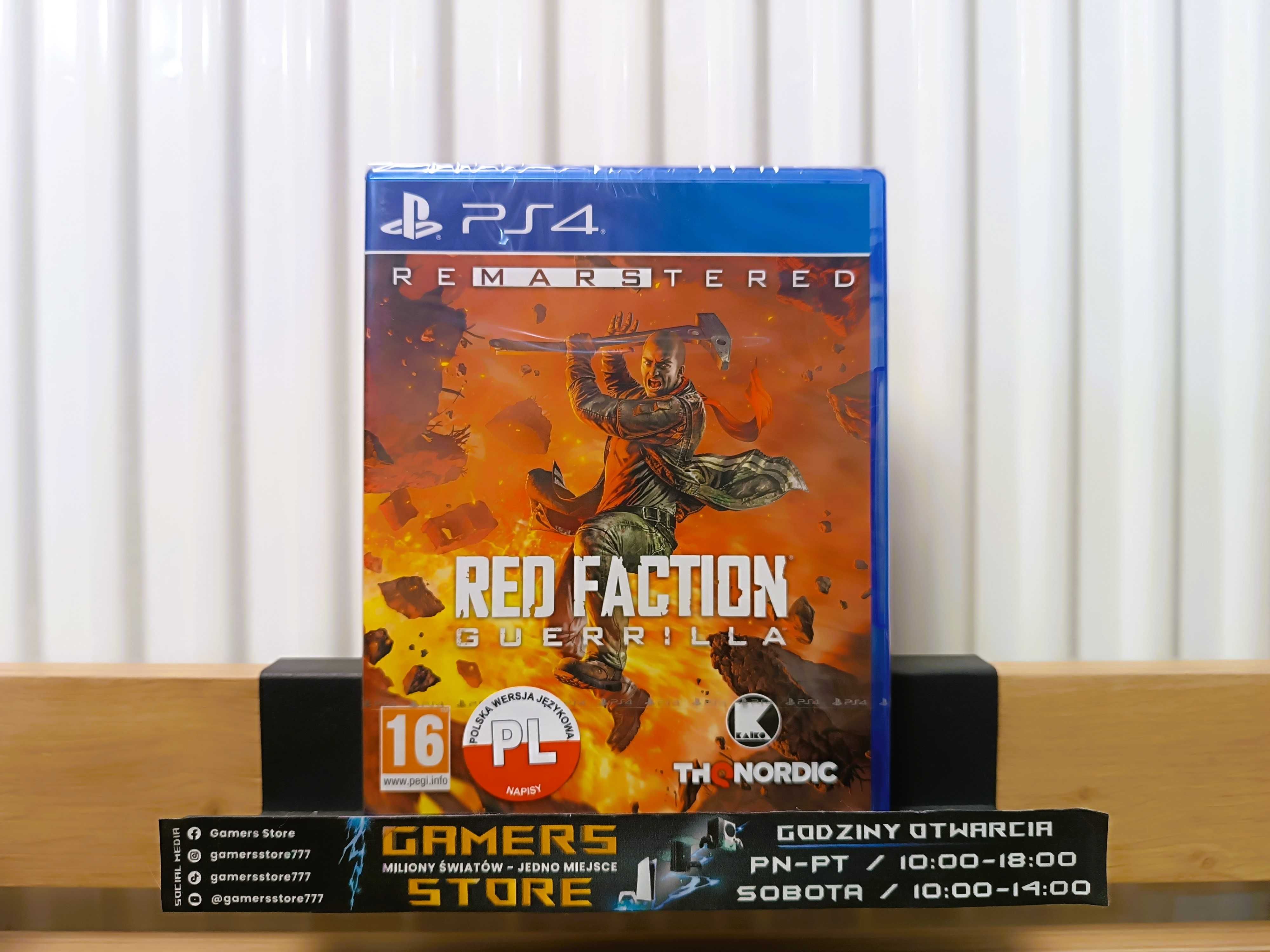 Red Faction Guerrilla Re-Mars-tered - PlayStation 4 NOWA! GAMERS STORE