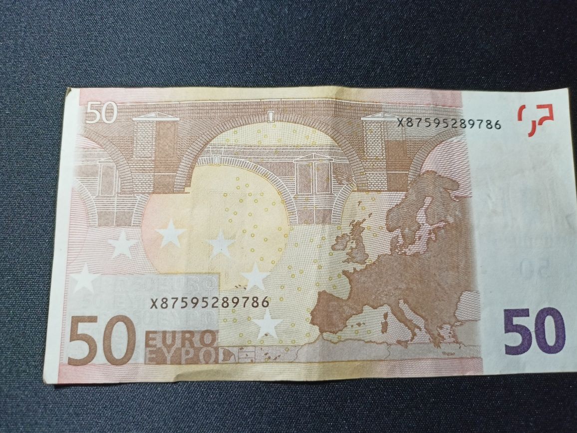 Kolekcjonerski banknot 50 EURO 2002