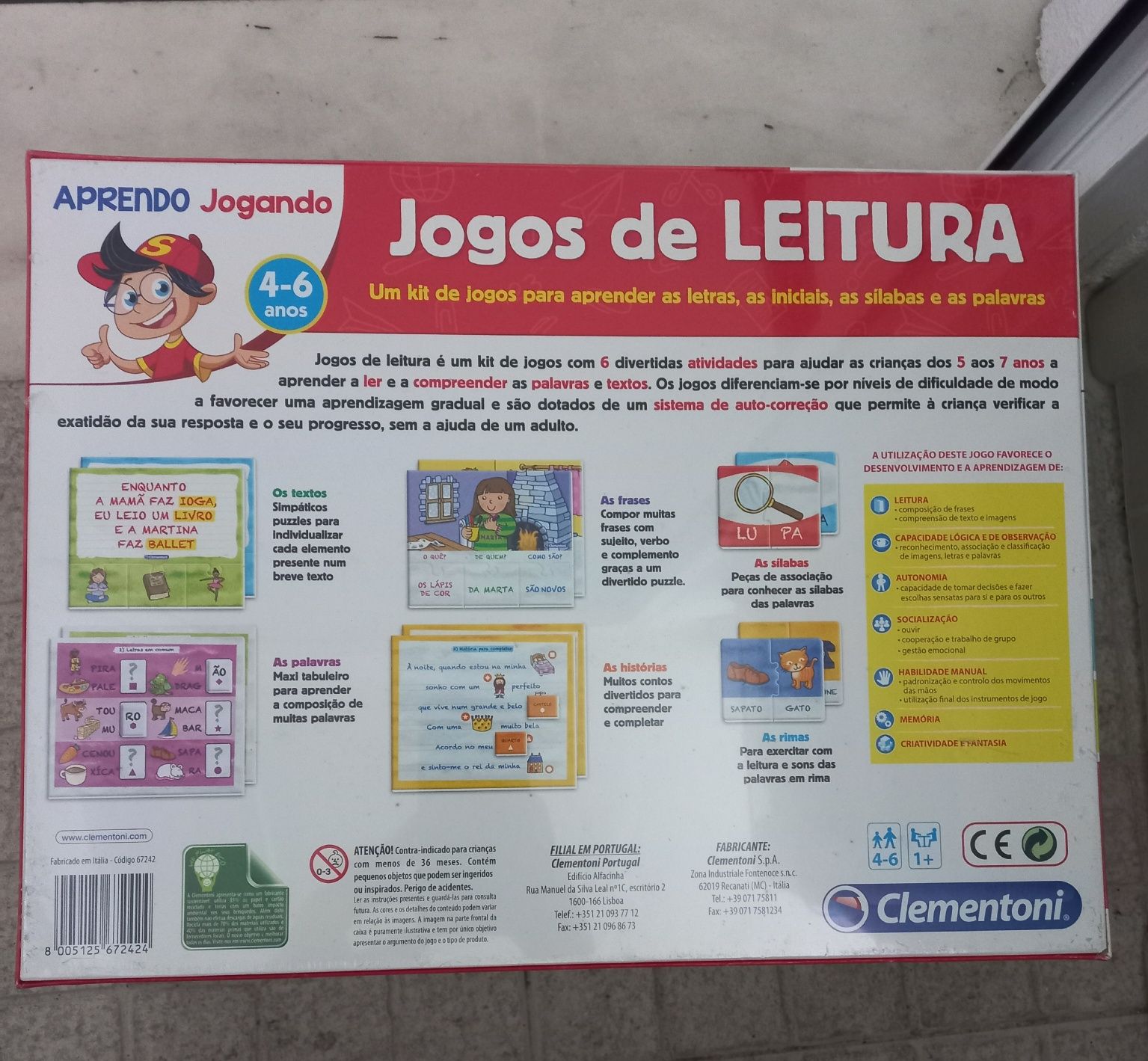 Jogos de leitura Clementoni