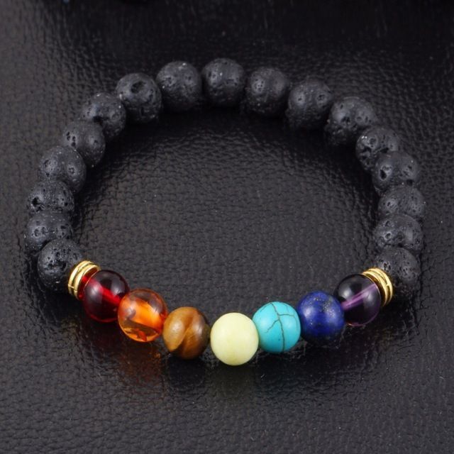 Pulseira de Yoga alinhamento dos chacras - nova