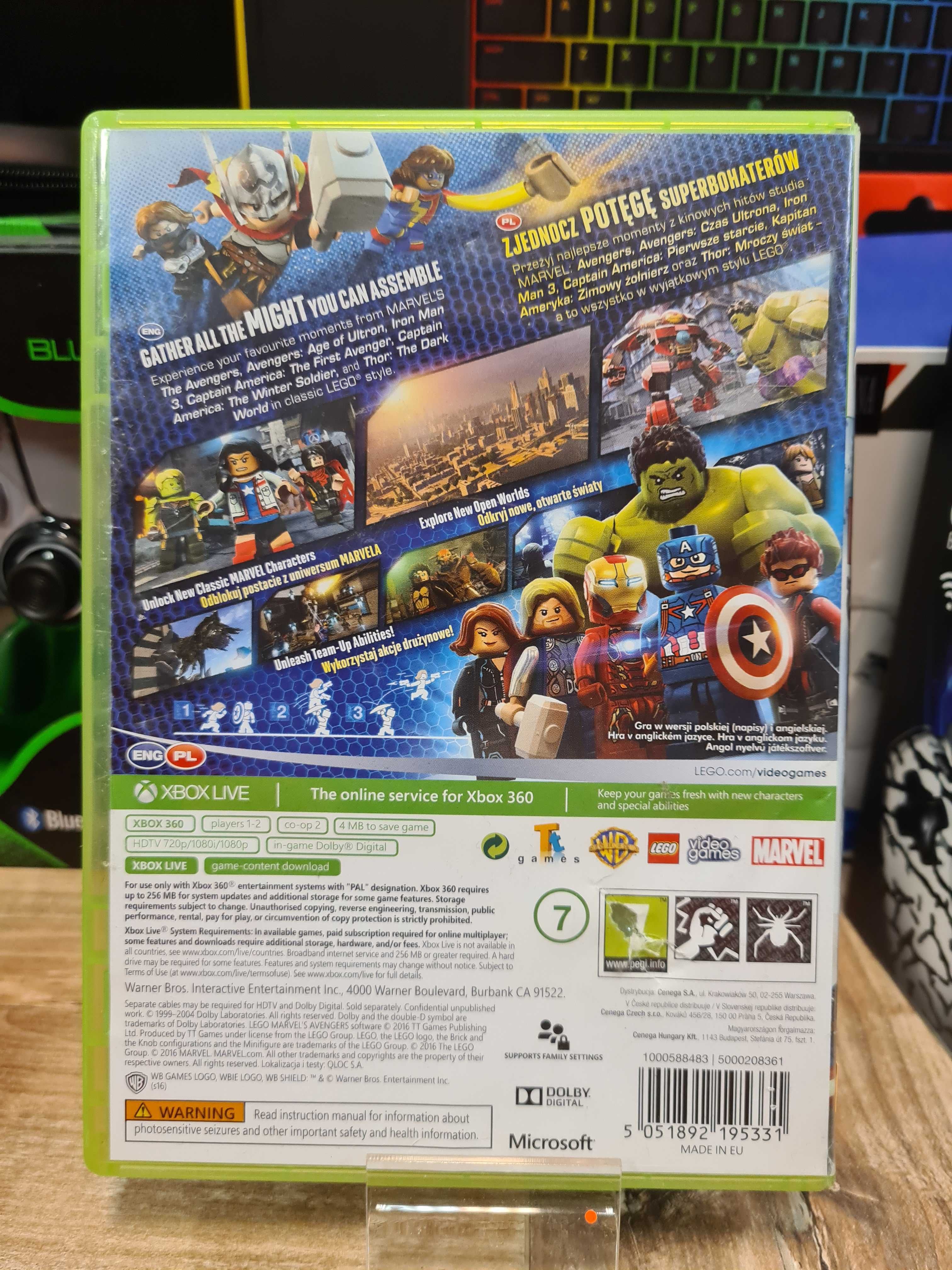 LEGO Marvel's Avengers XBOX 360, Sklep Wysyłka Wymiana