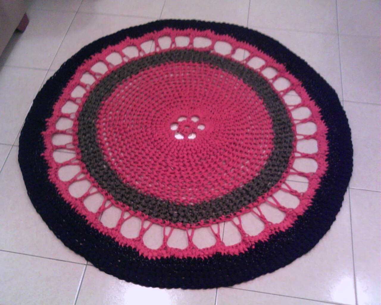 Carpetes de crochet originais (em trapilho) feitas à mão (handmade)
