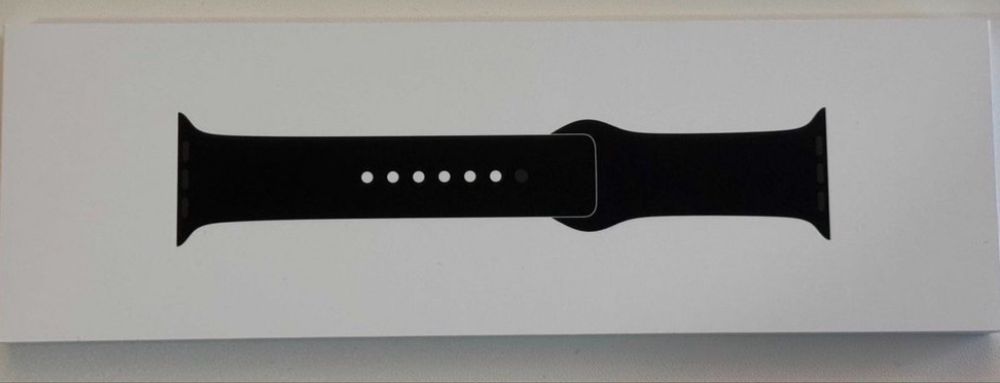 Troco Bracelete desportiva preta para Apple Watch 46mm M/L