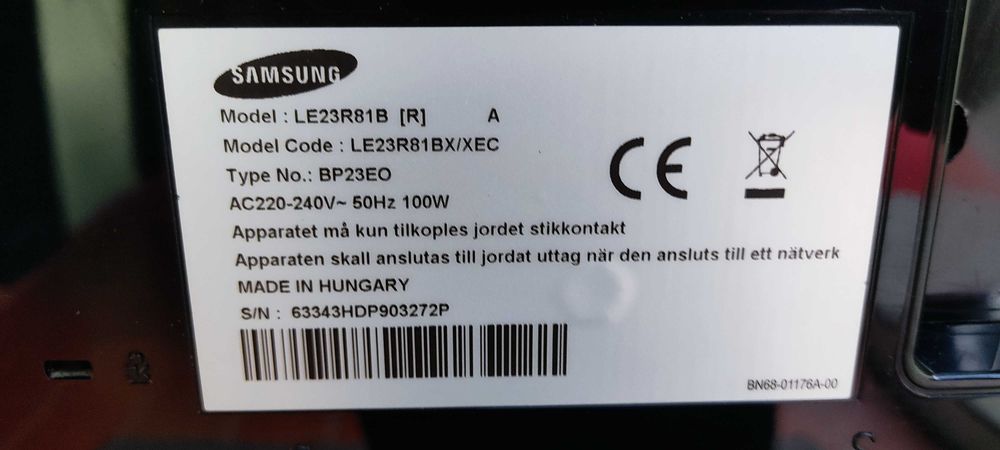 Televisão Samsung LE23R81BX