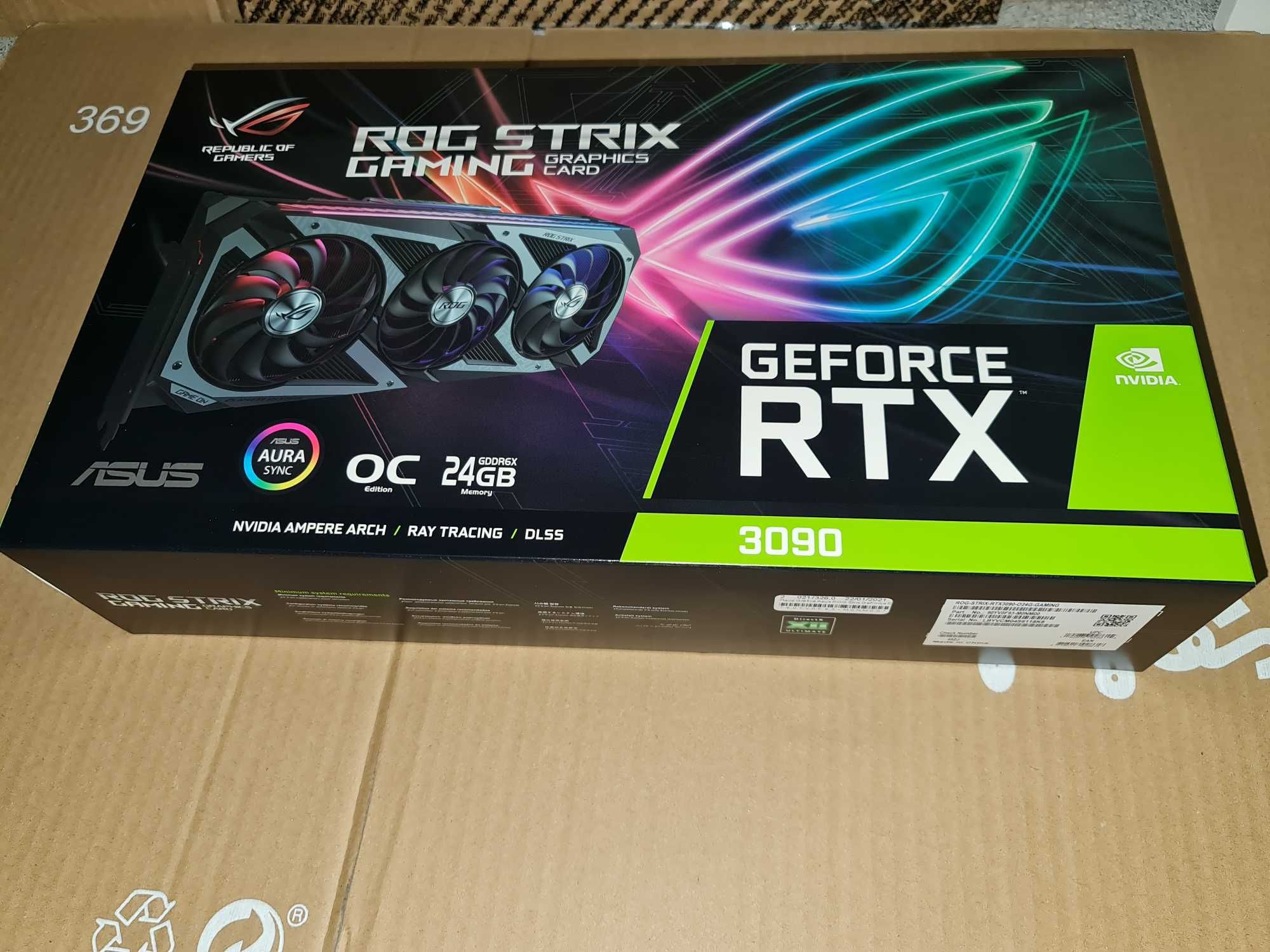 Asus ROG Strix GeForce RTX 3090 24Gb OC Edition