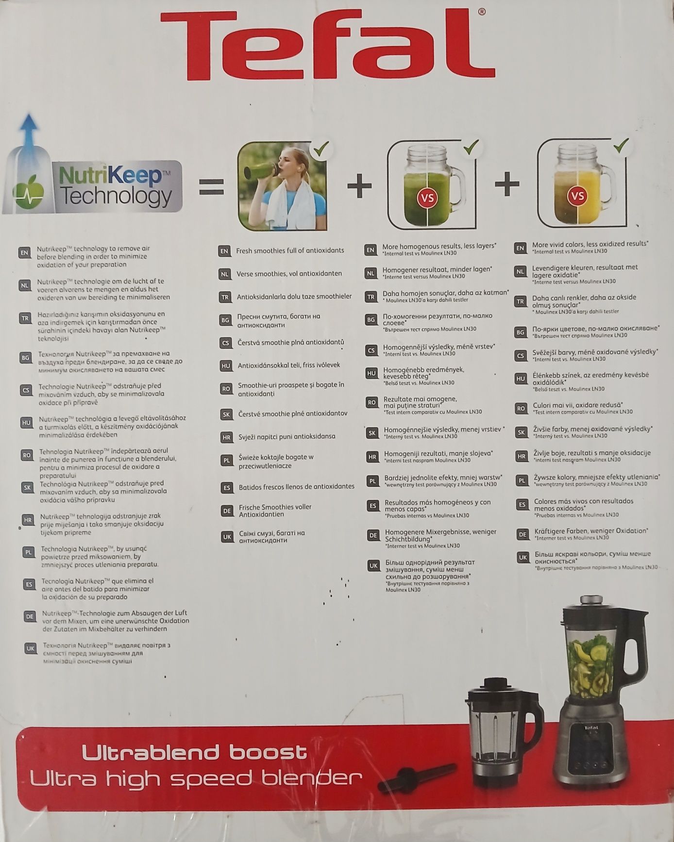 Tefal blender Ultrablend Boost Vacuum