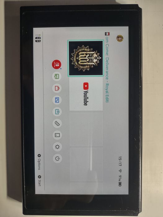 Nintendo Switch tablet, częściowo uszkodzony