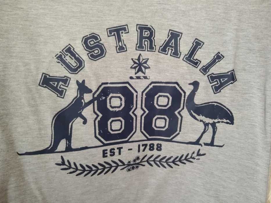 bluzka, koszulka, T-shirt, AUSTRALIA, kangur, strus, z Australii