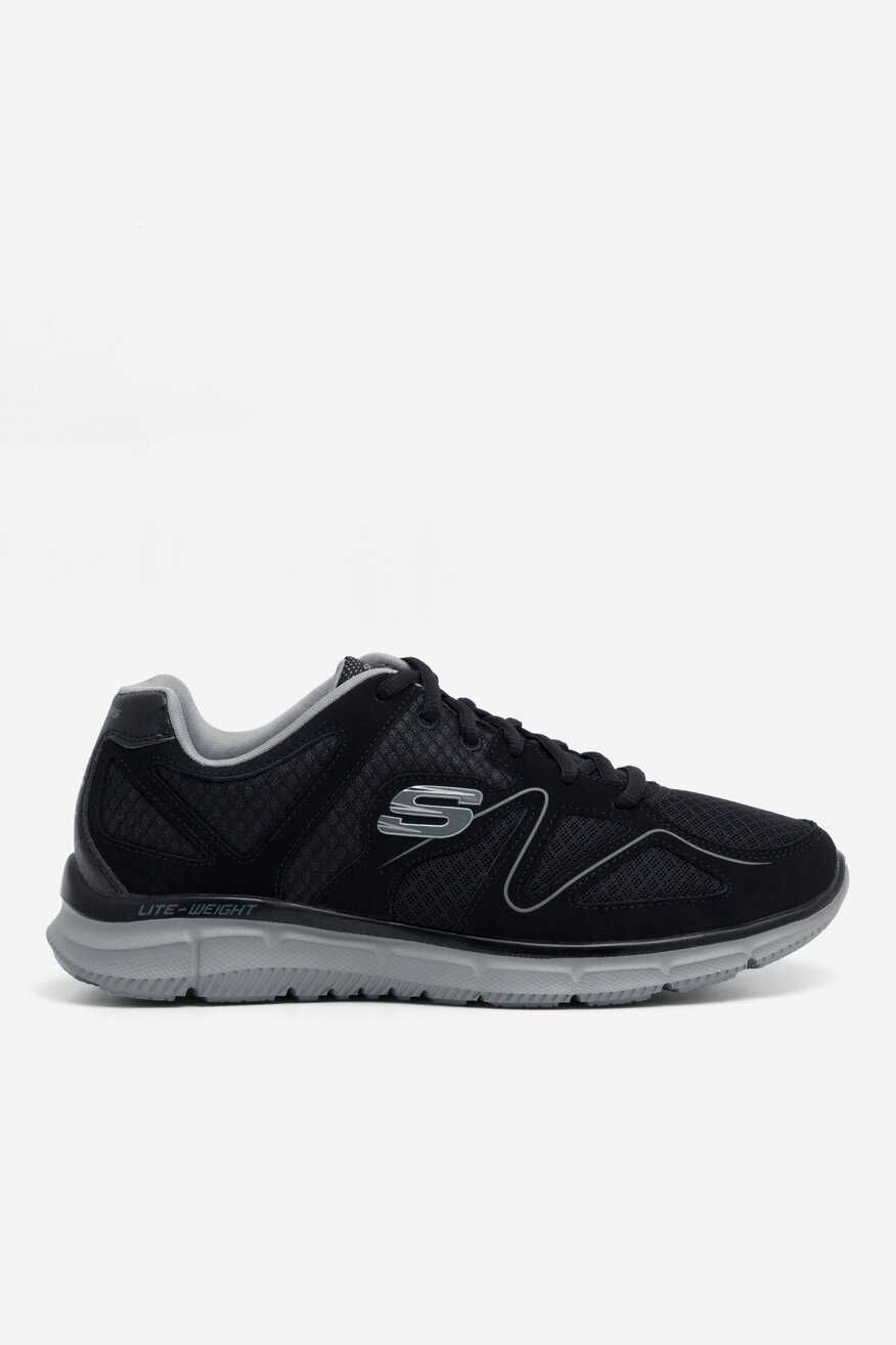 Кросівки чоловічі Skechers Flash Point Black (58350/BKGY) Оригінал!