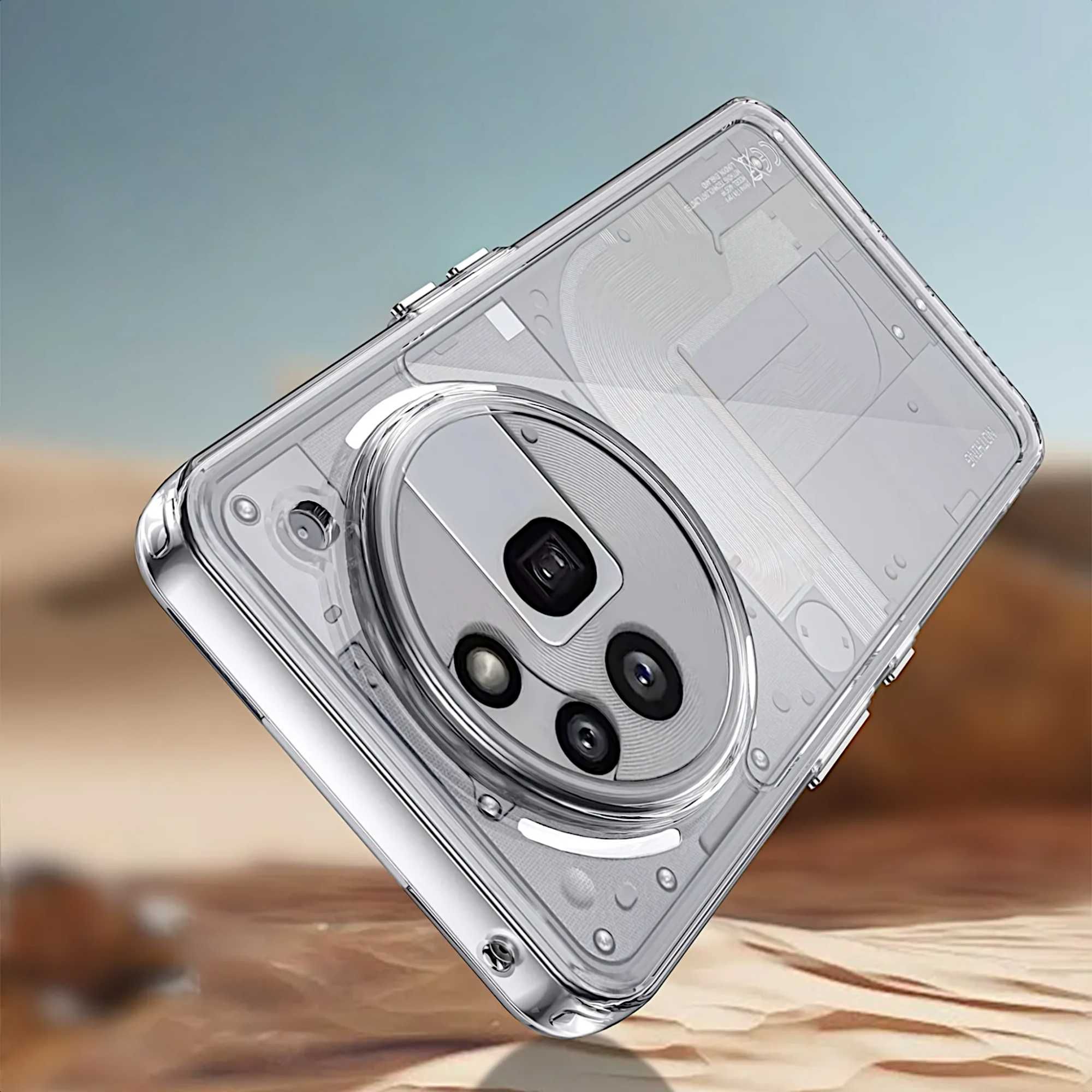 Etui ELEVATE HEXAGON do NOTHING Phone 3a Pro - Clear