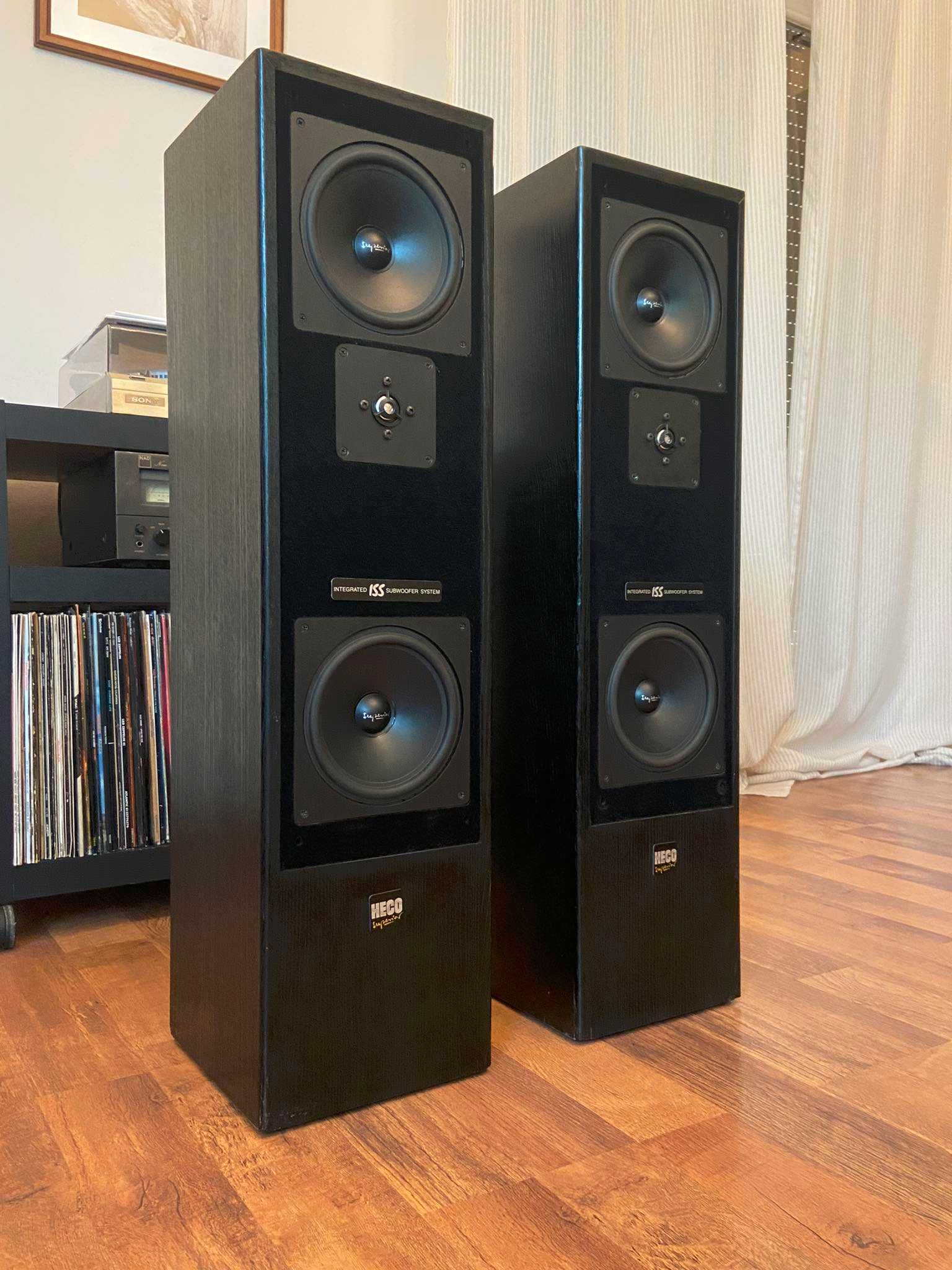 Kultowe kolumny HECO Superior 740-1 Unikat ISS subwoofer system