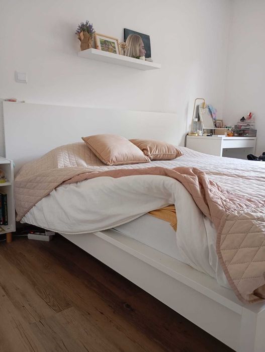 Cama IKEA com Estrado e Colchão Dormideo