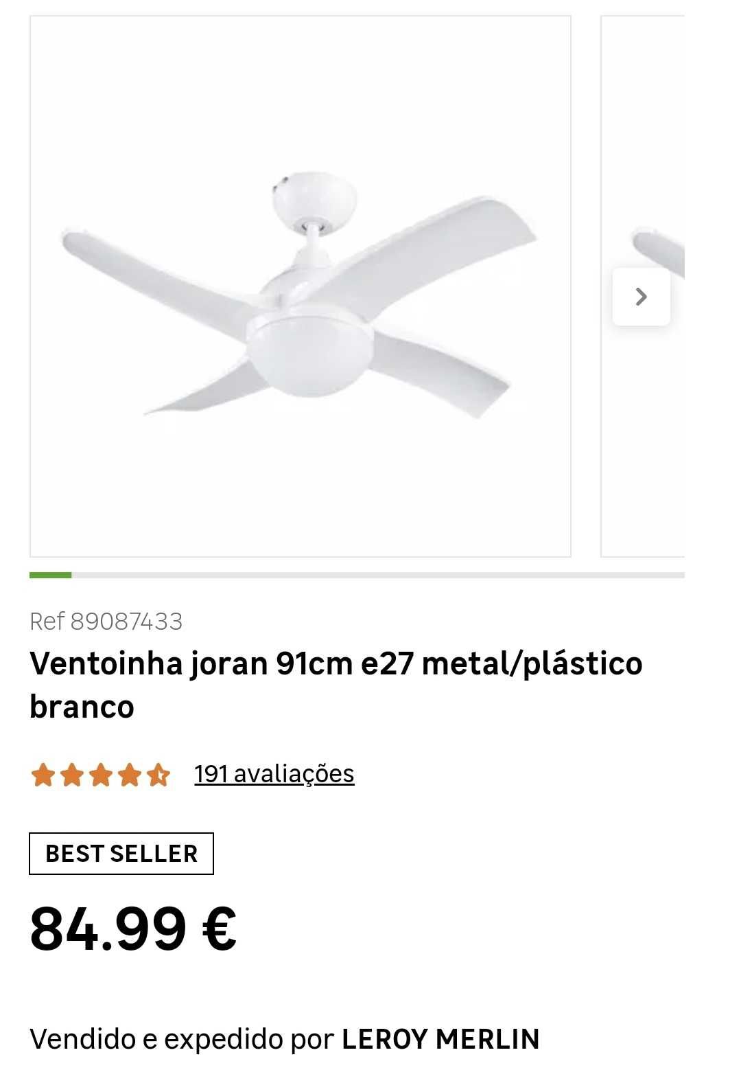 Ventoinha joran 91cm nova