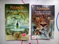 2 Livros coleção " As crónicas de Nárnia " - C.S. Lewis - nº 1 e 2