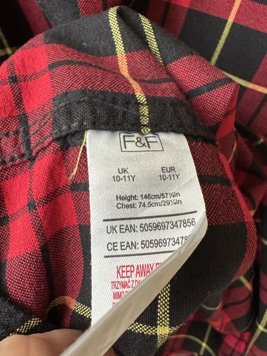 Сорочка рубашка f&f 10-11 років