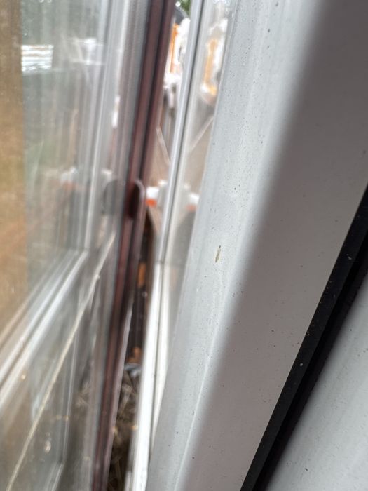 1x okno balkonowe 87x226 dab bagienny biale RU (dostawa, braz)
