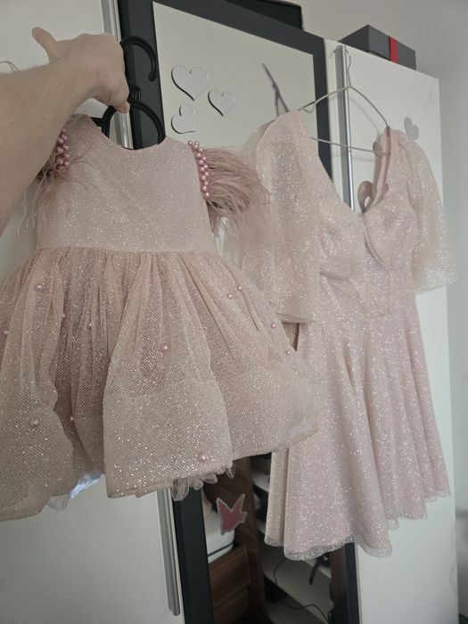 Плаття для мами та донечки, family look,  вечірня сукня