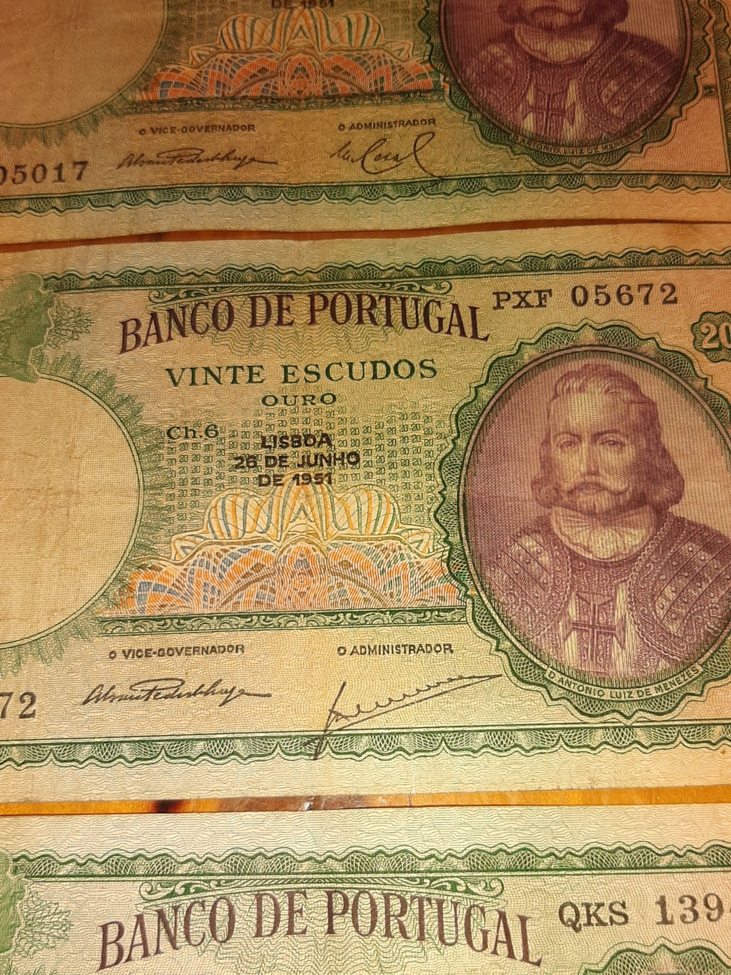 Lote de Antigas  Notas