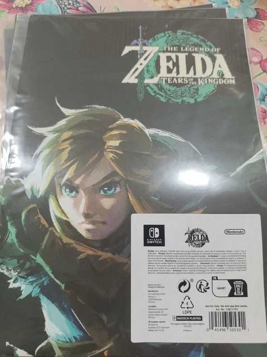 Lote 11 Posters Selados Zelda Tears of Kingdom