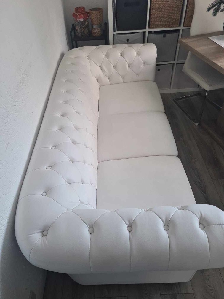 Sofa elegancka  biała