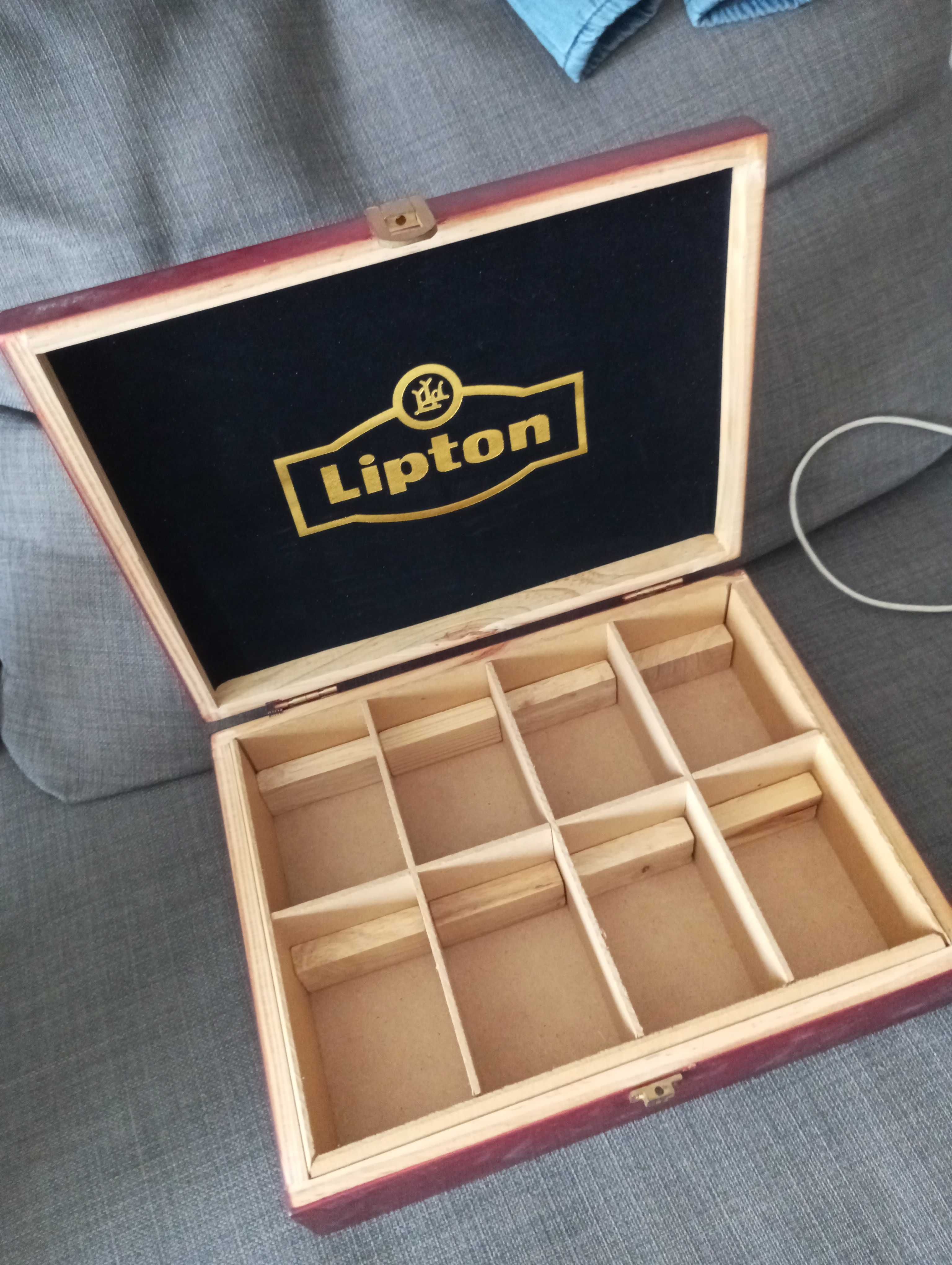 Caixa para chá Lipton
