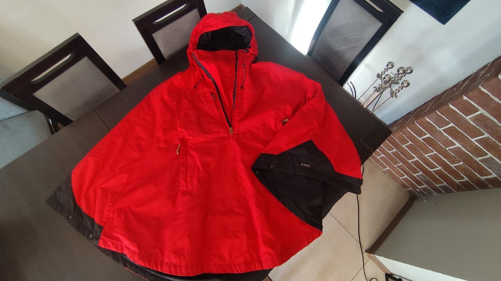 Peleryna Fjällräven Luhkka G-1000 ponczo wodoodporna Windstopper membr